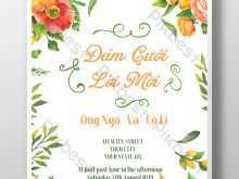 26 Blank Free Vietnamese Wedding Invitation Template Maker by Free Vietnamese Wedding Invitation Template