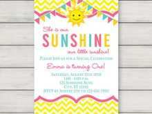 26 Blank You Are My Sunshine Birthday Invitation Template With Stunning Design for You Are My Sunshine Birthday Invitation Template