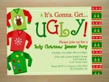 26 Creating Ugly Holiday Sweater Party Invitation Template Free Formating for Ugly Holiday Sweater Party Invitation Template Free