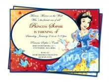 26 Creative Birthday Invitation Template Snow White Formating for Birthday Invitation Template Snow White