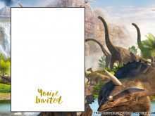 26 Customize Blank Dinosaur Invitation Template Download with Blank Dinosaur Invitation Template