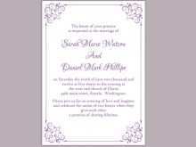 26 Customize Wedding Invitation Templates Violet in Photoshop for Wedding Invitation Templates Violet