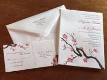 26 Free Japanese Wedding Invitation Template Now for Japanese Wedding Invitation Template