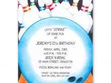 26 Free Printable Bowling Party Invitation Template Free Maker with Bowling Party Invitation Template Free