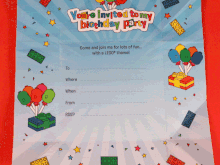 26 Printable Blank Lego Invitation Template Layouts by Blank Lego Invitation Template