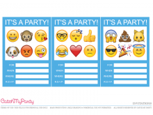 26 Printable Emoji Birthday Invitation Template Free Layouts for Emoji Birthday Invitation Template Free