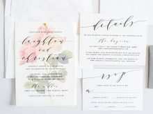 26 Printable Vellum Wedding Invitation Template for Ms Word for Vellum Wedding Invitation Template
