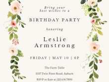 Birthday Invitation Graphics Template