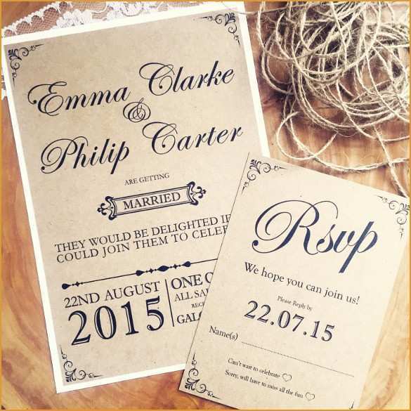 27 Best Wedding Invitation Template Download For Free by Wedding Invitation Template Download