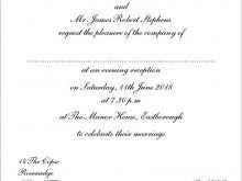 27 Create Example Of Wedding Invitation With Reception Wording Formating by Example Of Wedding Invitation With Reception Wording