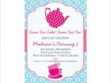 27 Customize Tea Party Invitation Template for Ms Word by Tea Party Invitation Template
