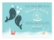 27 Customize Under The Sea Birthday Party Invitation Template Maker for Under The Sea Birthday Party Invitation Template