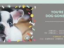 27 Format Dog Party Invitation Template With Stunning Design by Dog Party Invitation Template