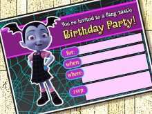 27 Format Vampirina Birthday Invitation Template Maker by Vampirina Birthday Invitation Template