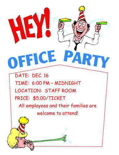 27 Report Staff Party Invitation Template in Word with Staff Party Invitation Template