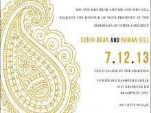 27 Standard Wedding Invitation Template Indian With Stunning Design by Wedding Invitation Template Indian