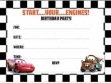27 The Best Disney Cars Birthday Invitation Template Free in Word by Disney Cars Birthday Invitation Template Free
