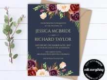 28 Create Floral Wedding Invitation Template Maker by Floral Wedding Invitation Template