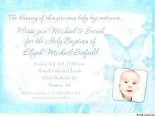 28 Free Christening Invitation Blank Template For Baby Boy Photo with Christening Invitation Blank Template For Baby Boy