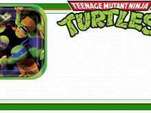 28 Free Ninja Turtle Birthday Invitation Template Maker with Ninja Turtle Birthday Invitation Template