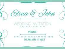 Invitation Card Format Psd