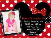 28 Online Minnie Mouse Birthday Invitation Template Formating by Minnie Mouse Birthday Invitation Template