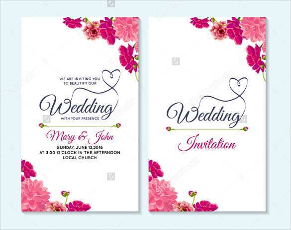 28 Printable Blank Wedding Invitation Card Design Template Free Download Formating for Blank Wedding Invitation Card Design Template Free Download