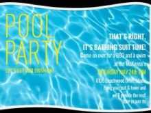 28 Printable Swimming Party Invitation Template Maker by Swimming Party Invitation Template