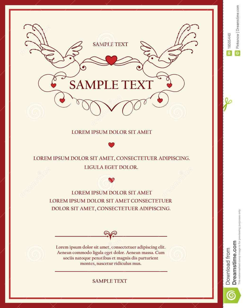 28 Report Example Of Invitation Card With Stunning Design with Example Of Invitation Card