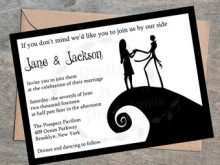 28 Report Jack And Sally Wedding Invitation Template Maker with Jack And Sally Wedding Invitation Template