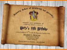 28 The Best Harry Potter Birthday Invitation Template With Stunning Design by Harry Potter Birthday Invitation Template