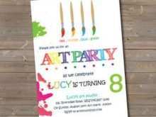 28 Visiting Craft Party Invitation Template in Photoshop with Craft Party Invitation Template
