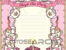 Royal Tea Party Invitation Template