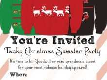 29 Adding Ugly Sweater Party Invitation Template Free for Ms Word by Ugly Sweater Party Invitation Template Free