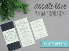 29 Creating Doodle Wedding Invitation Template For Free with Doodle Wedding Invitation Template
