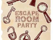 29 Creating Escape Room Birthday Invitation Template For Free by Escape Room Birthday Invitation Template