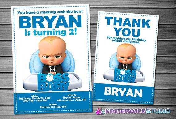 29 Customize Our Free Boss Baby Birthday Invitation Template in Word by Boss Baby Birthday Invitation Template