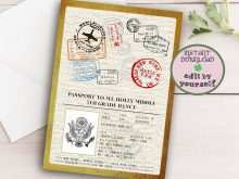 29 Customize Our Free Passport Birthday Invitation Template Free Photo with Passport Birthday Invitation Template Free