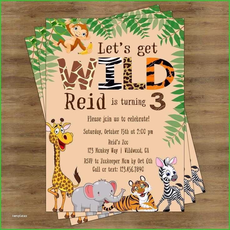 29 Customize Zoo Party Invitation Template Free Layouts for Zoo Party Invitation Template Free