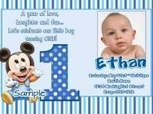 29 Free Printable Example Of Invitation Card For 1St Birthday Photo for Example Of Invitation Card For 1St Birthday