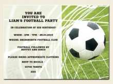 29 Free Printable Football Party Invitation Template Uk Layouts by Football Party Invitation Template Uk