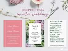 29 How To Create Reception Invitation Wordings Wedding Formating for Reception Invitation Wordings Wedding
