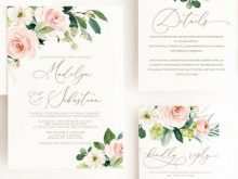 29 Online Peony Wedding Invitation Template in Photoshop by Peony Wedding Invitation Template