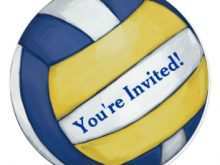 29 Online Volleyball Party Invitation Template Download with Volleyball Party Invitation Template