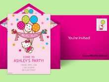 29 Report Hello Kitty Birthday Invitation Card Template Free Formating for Hello Kitty Birthday Invitation Card Template Free
