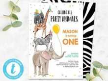 29 Standard Zoo Birthday Invitation Template for Ms Word with Zoo Birthday Invitation Template