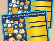30 Best Tsum Tsum Birthday Invitation Template for Ms Word by Tsum Tsum Birthday Invitation Template