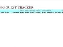 30 Blank Wedding Invitation Tracker Template Layouts for Wedding Invitation Tracker Template