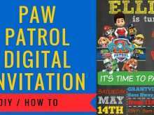 30 Printable Paw Patrol Invitation Template Blank Free in Photoshop for Paw Patrol Invitation Template Blank Free