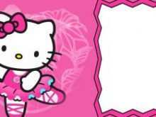 Hello Kitty Birthday Invitation Card Template Free